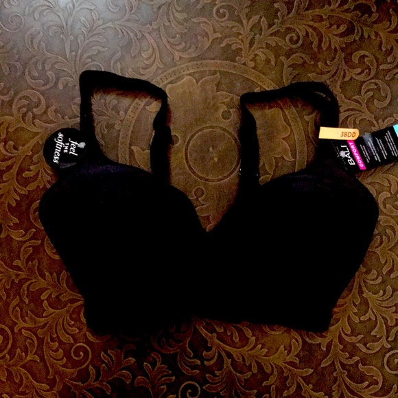 Bali Comfort Bra NWT size 38DD Black - Picture 1 of 9